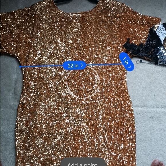 Vintage All Gold Sequin Dress - Picture 13 of 13